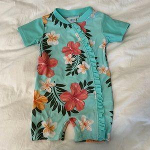 Swimsuit rash guard one piece